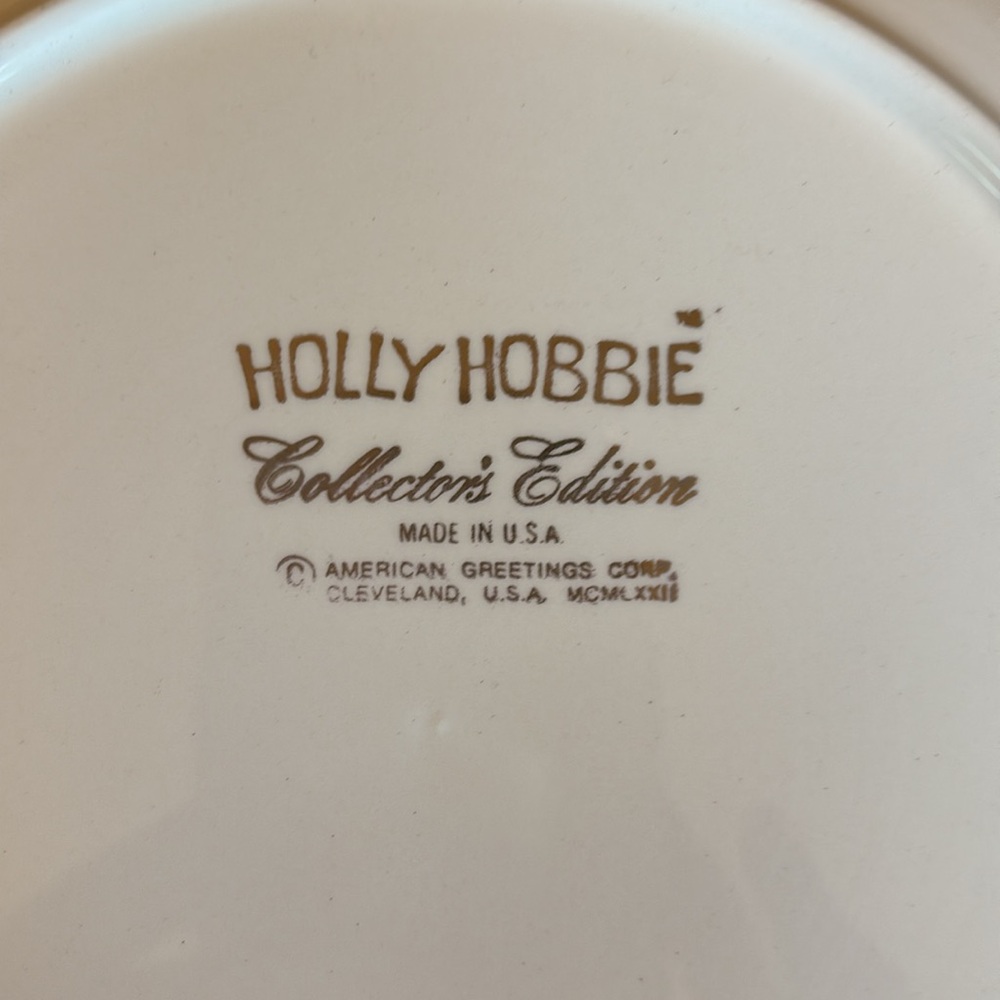 Holly Hobbie Plate - Picture 7 of 8